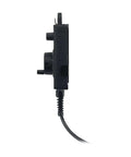 Side view of electronic hand wheel for CNC machines and milling tools, featuring durable aluminum body and easy setup.