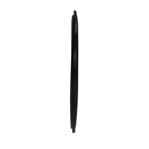 Two And A Half Inch Tri Clamp EPDM Sanitary Gasket Fits Tri Clover Ferrule Pack Of Five For Food Grade Piping And Brewery Homebrew Systems Ideal For Home Brew Craft Breweries Dairy Lines And Food Processing Equipment black EPDM gasket side view