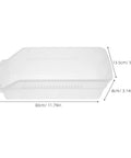 Two Pack Portable White Plastic Pill Organizer Boxes With Space Saving Design And Clear Visibility Featuring Transparent Label Holder For Easy Medication Sorting Ideal For Home Travel Emergency Kits Clinics And Caregivers, 30cm size shown