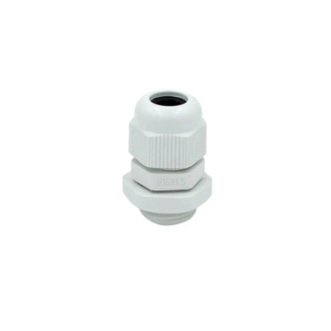 30 Pack M16x1.5 Cable Glands And Connectors, white polyamide seal for 5.0-10.0mm cables, plug-and-play fan connector