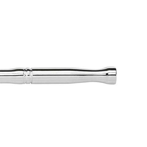 Handle of Three Eighths Inch Drive Premium Breaker Bar With Fifteen Inch Length Non Ratching Nut Breaker Tool CrMo Head