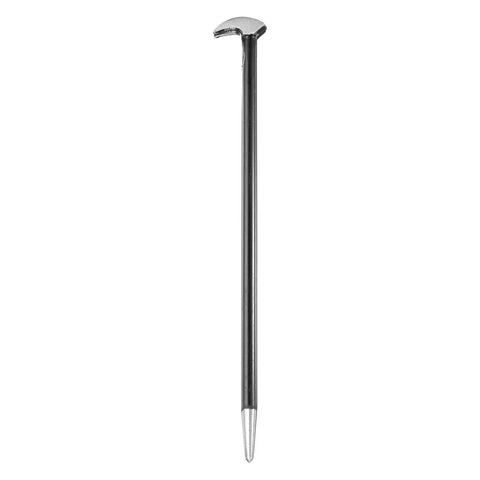 Rolling Head Pry Bar 12 Inch Heavy Duty Carbon Steel Leverage Tool For Auto Repair And Mechanic Work Aligning And Prying