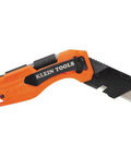 Flickblade Folding Utility Knife With Dual 135 Degree And 180 Degree Blade Positions Detachable One Quarter Inch Impact Driver