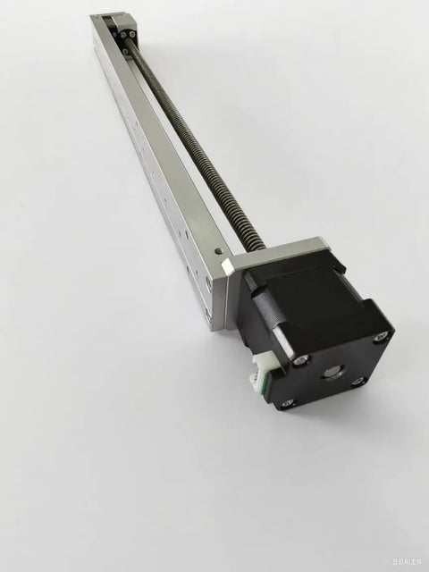 Beefy Linear Stage Actuator For CNC With Screw Drive And Lead Motion Table Motorized 300mm Travel NEMA 14 Stepper Stainless Steel