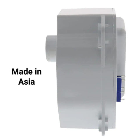 Side view of Ice Auger Gear Motor Replacement For Refrigerators With No Fuss 1 Year Warranty Multicolor Finish Compatible With Kenmore KitchenAid