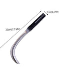 Two Piece Multi Function Mowing Tool Rustproof Scythe For Weeding Harvesting Gardening With Comfortable Grip, 32cm length, 2cm width