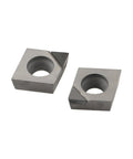 PCD Lathe Turning Inserts CCGT09T302 For Aluminum And Copper CNC Indexable Cutting Tools 2 Pieces Silver Pro Grade
