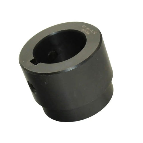 Heavy Duty Weld On Hub Adapter For W Series Sprockets And Pulleys With Slick Keyed 1-1/8 Inch Bore Fitting 1-5/8 Inch Outer Diameter Holes
