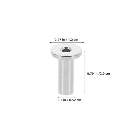 Upgrade Your Deck With These Stainless Steel Cable Railing Protector Sleeves. This 20Pc Kit Fits Perfectly On 3/16 Inch Wire Rope And Includes Wood Post Hardware To Cover Ugly Drill Holes For A Smooth, Professional Look Perfect For Outdoor Spaces And 304 stainless steel sleeve, 0.47 in x 0.79 in