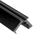 Beast Mode Pvc Continuous Piano Hinge Four Foot, black heavy duty PVC hinge for truck caps and flatbed covers.