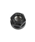 Heavy Duty Engraving CNC Lathe Milling Machine ER Series Collet Nut Tool Holder Set in black metal, designed for precision machining.