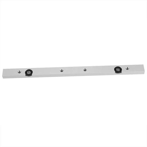 Aluminum Miter Rail Slider for Table Saw and Router Tables Slick Glide Miter Bar Track for Woodworking 300mm Length
