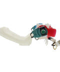 Washer Water Inlet Valve Assembly With Built In Thermistor And Vacuum Breaker 6 Pin Wire Real Time Temperature Sensing And Auto Inlet Flow Control For Smooth Laundry Sessions, side view