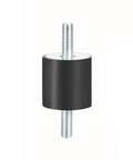 Heavy Duty Rubber Vibration Mounts With Studs 1 Piece For Fitness Equipment Air Conditioning And Bicycles Threaded M6 M8 M10 M12 Absorbers Anti Vibration Isolators For Quiet Operation And Long Lasting Performance, black rubber mount with zinc studs