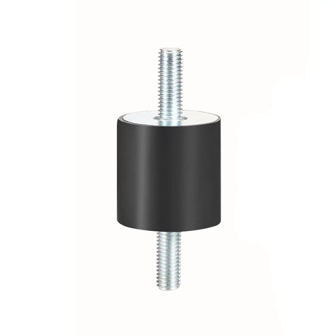 Heavy Duty Rubber Vibration Mounts For Fitness Gear With Metal Studs M6 M8 M10 M12 Thread Shock Absorbing Isolators Stud Bushings For Quiet Vibe Dampening And Lower Noise, rubber stud mount