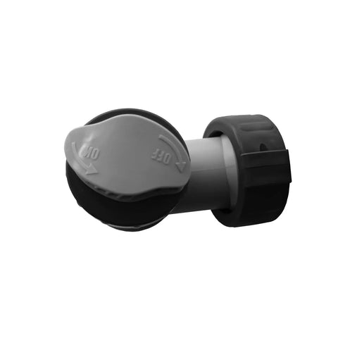 Pool Plunger Valve Assembly Replacement For Above Ground Pool Pumps Two Piece Set, view of single plunger valve with knob