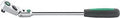 Pro-Grade QuickRelease Fine-Tooth Flexible-Joint Ratchet With 80 Teeth Reversible Non-Slip 2-Component Handle Registered Design 300mm