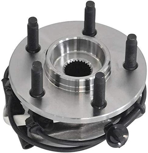 Front Wheel Hub Bearing Assembly With ABS 5 Lug For Ford Explorer 1995 To 2001 4WD AWD Explorer Sport 3-bolt view