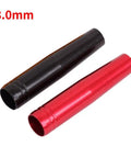 8mm Aluminum Arrow Insert Adapters 35mm Long With Threaded Hole Connector For Arrow Shafts Black 12 Pack shown in black and red colors