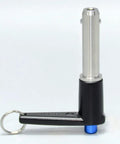 Durable Marine Grade Stainless Steel Ball Lock Pins With Quick Release Button For Easy Indexing, showing 9/16 inch diameter and 3 inch length.