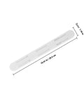 Close-up of 2 Pack Plastic Under Drawer Slides With Easy Installation And Whisper Quiet Operation showing dimensions