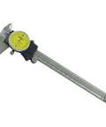 Dial Caliper 0 To 150 Mm Pro Grade Precision Tool With 0.02 Mm Graduation And 0.02 Mm Accuracy, stainless steel, side view