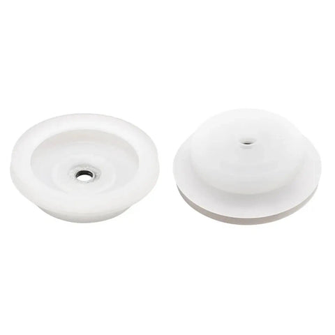 Industrial PJG Series Pneumatic Suction Cup Chuck For Rubber Manipulator Gripper Robotic Arm Vacuum End Effector Tool showing two white rubber modules.