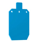 Torso Silhouette Steel Target For Shooting, One Half Inch AR500 Steel, Laser Cut 7 By 12 Inch Blue Target For Pistol And Rifle Practice