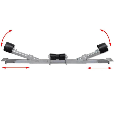 Adjustable Boat Trailer Keel Roller Bracket With Heavy Duty Guide Arms For Pontoon Jon And Tritoon Boats Handles Like A Dream And Keeps Your Rig Locked Down Tight Out On The Water