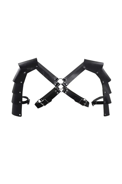 Men's Medieval Viking Gladiator Armor Set With Shoulder Pauldron Bracers Arm Guards Belt One Size Adjustable For Cosplay And LARP