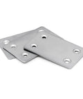 Heavy Duty Stainless Steel Corner Brackets For Furniture Repair, L Shape Mending Plates With Four Pre Drilled Holes, 3 Pack, 60x38mm