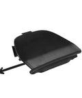 Unpainted Front Right Bumper Tow Hook Cover Cap For Toyota Prius C 1.5L L4 2015 2017 Electric And Gas Models Durable And Sturdy Eye Hole Cover Replacement showing a black plastic cover