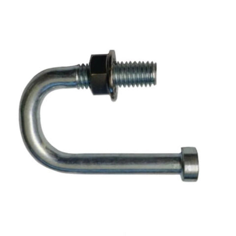 J Bolt Catch For Crossboxes Kit Of 2 With Securing Nuts In Durable Steel, 2" High x 4" Long x 4" Wide, Part Number 29752-0-KIT