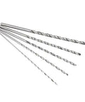 Five Piece Extra Long High Speed Steel Drill Bit Set With Long Shank For Wood Plastic Aluminum And Composite Materials HSS Twist