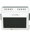 PM2.5 Wireless Outdoor Particulate Monitor With Sensirion Sensor, Solar Powered, front view showing solar panel