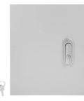 Waterproof Metal Electrical Junction Box Locking Outdoor Distribution Panel Enclosure 25x30x14cm with lock and keys