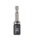 Reversible Sawtooth Hex Driver With One Quarter Inch And Five Sixteenth Inch Sockets, Quick Size Swaps For Fast Installations