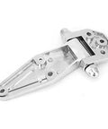 Cast Zinc Alloy Heavy Duty Hinge With 270 Degree Rotation for cabinets and closets, shown detached on a white background.