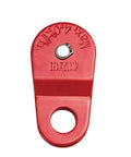 Heavy Duty Snatch Block Without Hook For ATV Winches That Doubles Your Pull Power Fits Three Sixteenth Inch Cables Works With All ATV Winches Semi Permanent Mount Angled Pulls Cut Heat Build Up And Amp Draw, red zinc-plated steel, 3/16 in cable