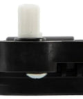 Main Hvac Mode Door Actuator Replacement Fits 2014 To 2019 Kia Soul And Soul Ev, black actuator side view.