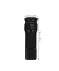 TOPPERFUN impact wrench sleeve, 1/2 in drive, black metal, close-up view