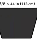 Two Pack Five Eighths Inch By Forty Four Inches V Belts 5L440 B41 Heavy Duty Rubber Drive Belts Replacement diagram