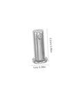 Stainless Steel Alignment Pins Set With Flat Cylindrical Design For Machinery Furniture And Electronics Easy To Install Through Precise Hole Positioning Durable Rust Resistant Headpins For Stable Positioning In Tools And Projects