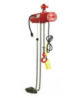 Pro Shop Electric Chain Hoist With 300 Lb Capacity And 15 Ft Lift And 115V Ac Hook Mounted Crane and heavy duty lifter with hook.