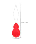 Gourd Shaped Needle Threaders 100 Pack Plastic Threading Tools For Hand Sewing And Embroidery, 5.5cm red plastic threader
