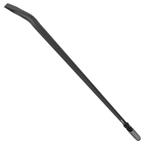Heavy Duty 48 Inch I Beam Striking Bar With Angled Chisel End And Reinforced Strike Cap Built From Fully Hardened High Carbon Steel