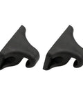 Two black clips from Sun Visor Clip for Porsche 924 944 968, Black Retainer Clip Set, Solid OEM Replacement, Fits 94473143900