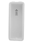 20 Pack White Surface Mount Fire Extinguisher Cabinet with Pull Panel for 5 Lb Extinguisher Outdoor Lock Box front view.