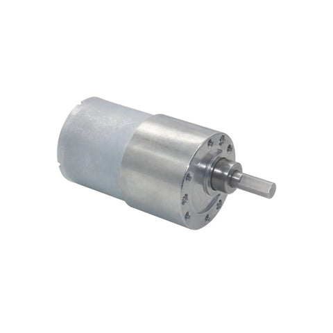 Built Tough All Metal Planetary Gear Motor With 37mm Gearbox 12V 24V DC Reduction Drive D Type Reducer 76 RPM JGB37-3530