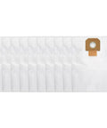 GAS 35L AFC Compatible Vacuum Filter Bags 2607432037 Non Woven Dust Canister Bags Replacement 10 Pack displayed in a row